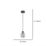Eglo Molochio-Z LED Smart Pendant Light Black 3.7W 500lm