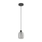 Eglo Molochio-Z LED Smart Pendant Light Black 3.7W 500lm