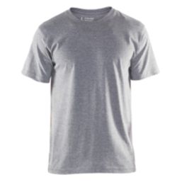 Blaklader  Short Sleeve T-Shirt (Tall) Grey Melange Small 36" Chest