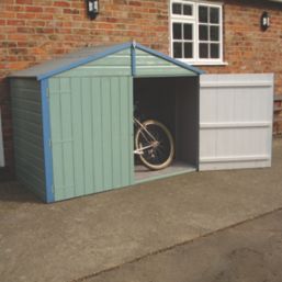 Shire  7' x 3' 6" (Nominal) Apex Timber Bike Store