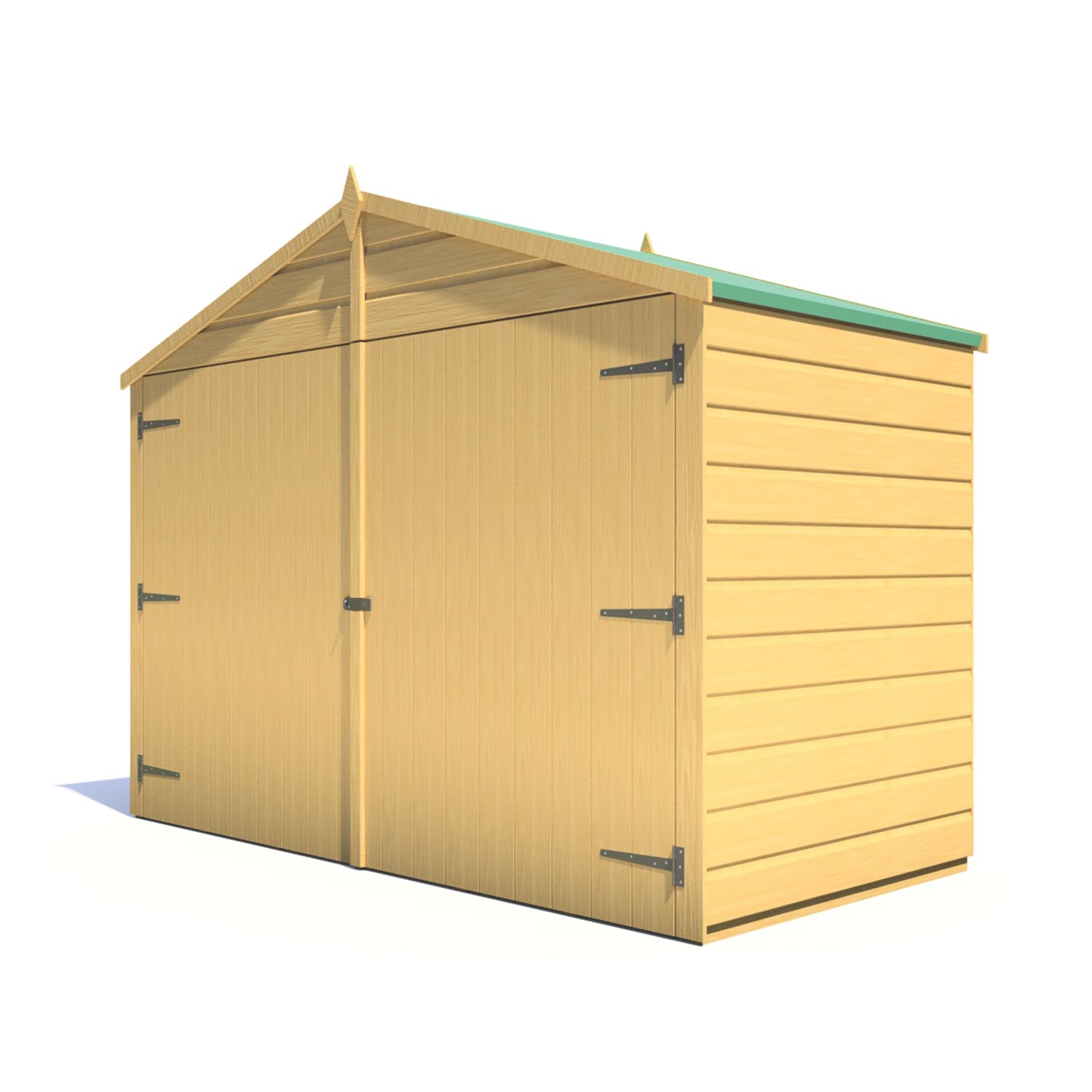 Shire 7' x 3' 6" (Nominal) Apex Timber Bike Store (458TJ)