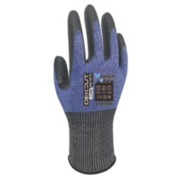 Wonder Grip WG-1875 Dexcut Cut-Resistant Gloves Blue 2X Large