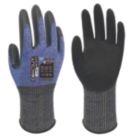 Wonder Grip WG-1875 Dexcut Cut-Resistant Gloves Blue 2X Large