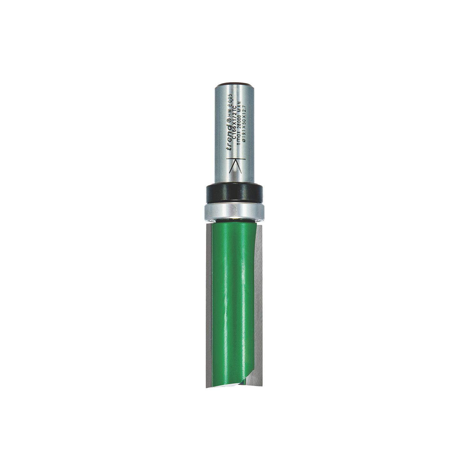 Trend C166X1/2TC 1/2" Straight Bearing Guided Profiler 19.1mm x 50mm (458VW)