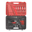 Forge Steel  3/8”, 1/4” & 1/2“ Drive Mixed Drive Socket Set 216 Pieces