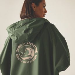 Regatta Adult Waterproof Changing Robe Dark Khaki Large / X Large Size 67.7" Chest