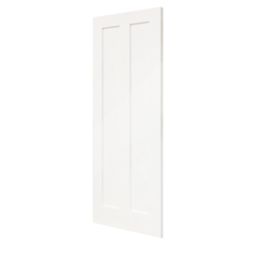 Primed White Wooden 2-Panel Shaker Internal Door 1981mm x 838mm