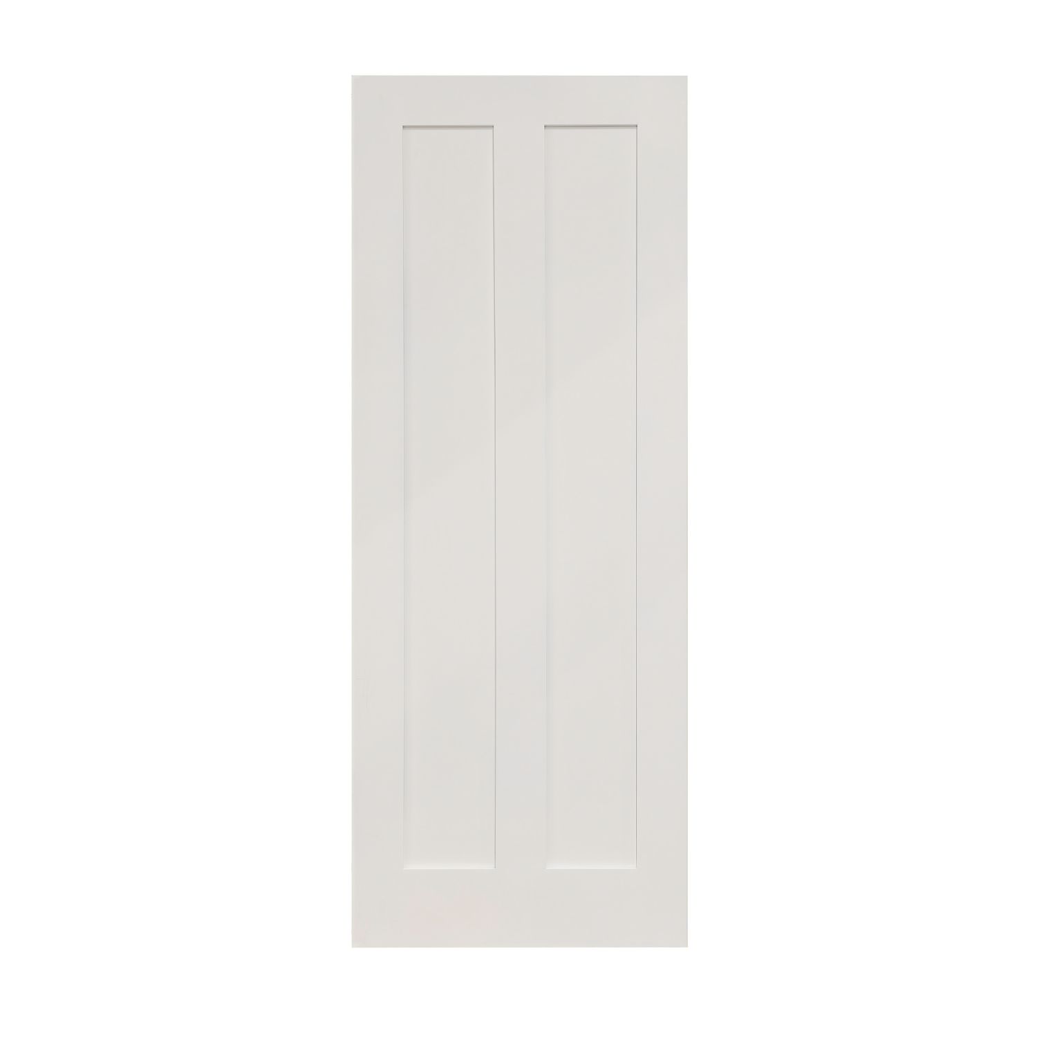 Primed White Wooden 2-Panel Shaker Internal Door 1981mm x 838mm (459FA)