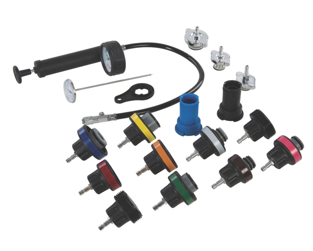 Silverline  Radiator Pressure Test Kit 18 Pieces