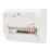 Contactum Defender 1.0 12-Module 6-Way Populated  Main Switch Consumer Unit with SPD