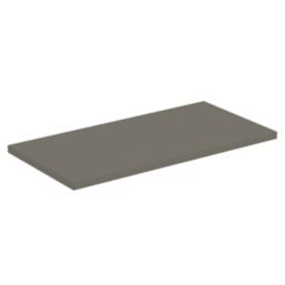 Ideal Standard i.life A Semi-Countertop Floorstanding Basin Unit with Chrome Handles & Basin Matt Grey 600mm x 300mm x 835mm