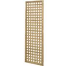 Forest Premium Framed Softwood Rectangular Garden Trellis 2' x 6' 5 Pack