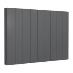 Reina Casina 600mm x 850mm 3165BTU Anthracite Horizontal Aluminium Radiator