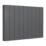 Reina Casina 600mm x 850mm 3165BTU Anthracite Horizontal Aluminium Radiator