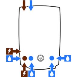 Triton Amala Soft Black 9.5kW  Electric Shower