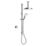 Mira Mode Dual Gravity-Pumped Ceiling-Fed Chrome Thermostatic Digital Mixer Shower