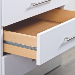 Essentials Steel Self-Closing Ball Bearing Drawer Runners 600mm 2 Pack