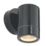 Saxby Odyssey Outdoor Wall Light Satin Black