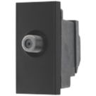 British General  Modular F-Type Satellite Socket Black