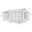 Shire Ringwood 13 ' 6"  x 12' (Nominal) Reverse Apex Timber Log Cabin