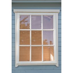 Shire Ringwood 13 ' 6"  x 12' (Nominal) Reverse Apex Timber Log Cabin