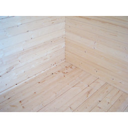 Shire Ringwood 14' x 12' (Nominal) Reverse Apex Timber Log Cabin