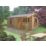 Shire Ringwood 13 ' 6"  x 12' (Nominal) Reverse Apex Timber Log Cabin