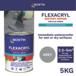 Bostik Flexacryl Roof Repair Compound Grey 5kg
