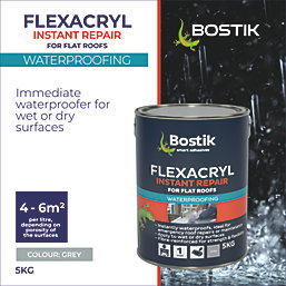 Bostik Flexacryl Roof Repair Compound Grey 5kg