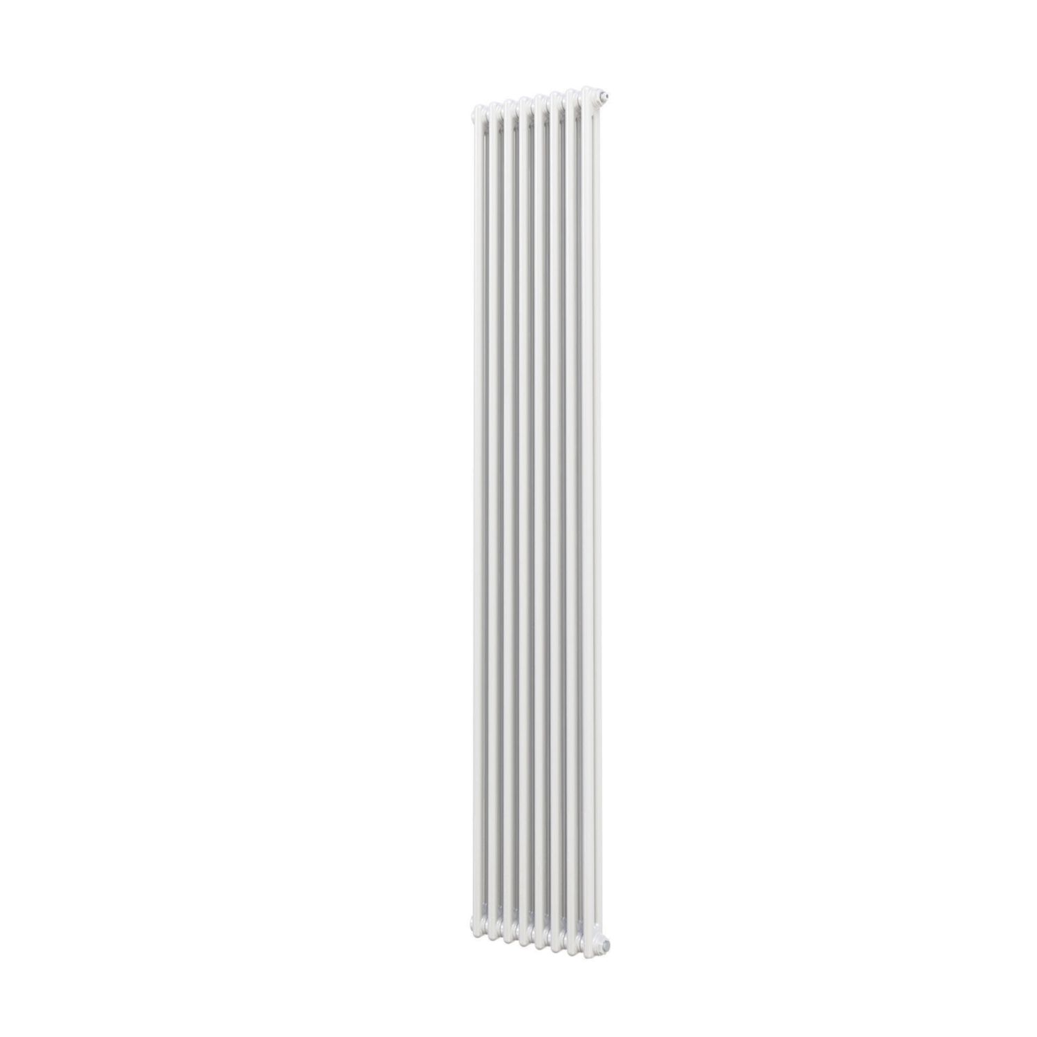 Acova 2000mm x 398mm 3767BTU White Vertical 2 Column Radiator (46099)