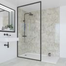 Multipanel Hydrolock®  Bathroom Waterproof Wall Panel  Gloss Antique Marble 2400mm x 580mm x 11mm