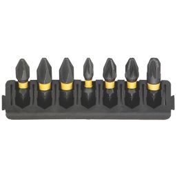 DEWALT Flextorq 6.35mm Hex Shank Mixed Screwdriver Bits 7 Pieces