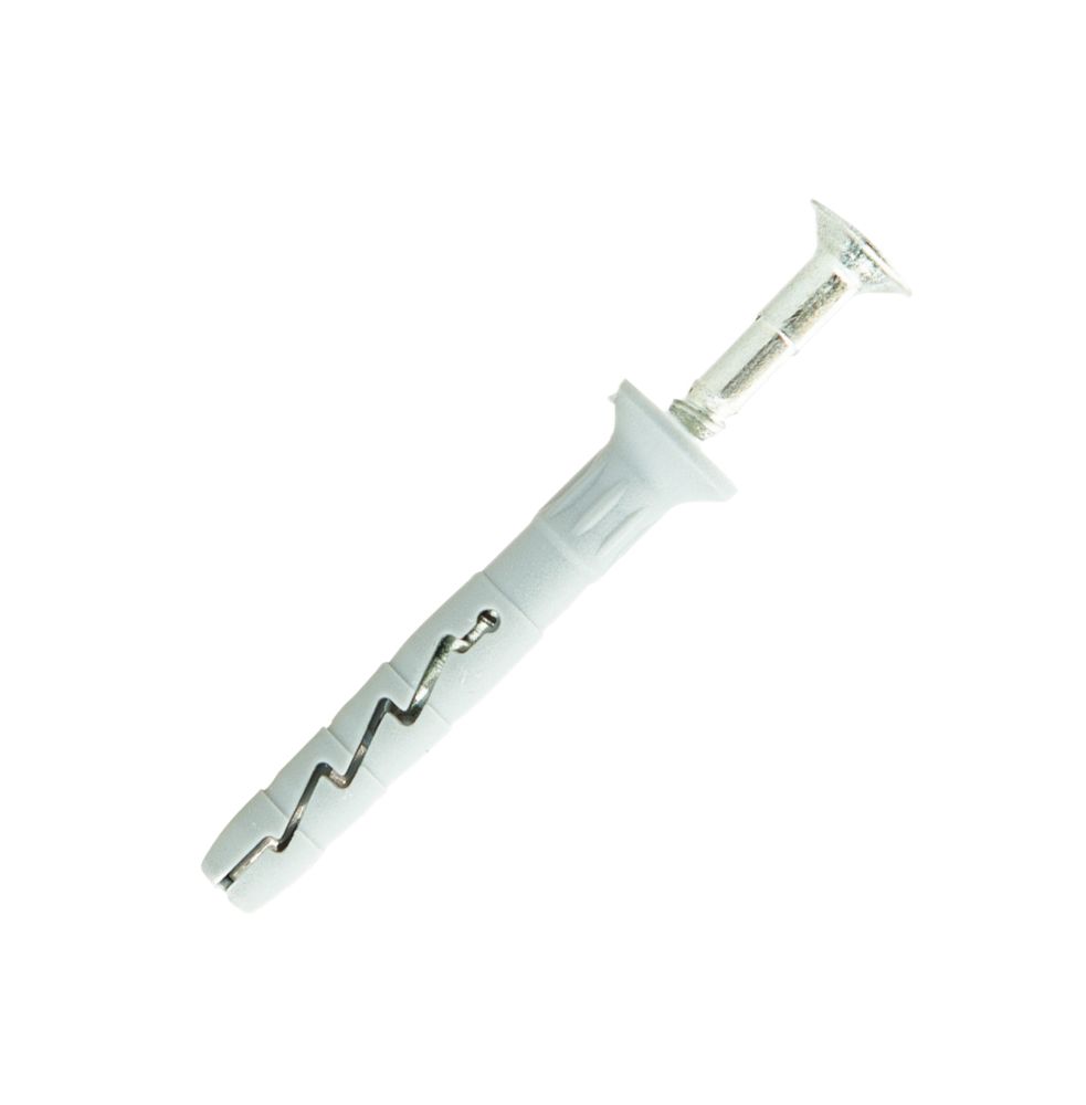 Rawlplug Nylon Hammer In Fixings 8mm X 60mm 20 Pack Screwfix