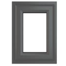 Crystal  Top Opening Clear Double-Glazed Casement Anthracite Grey uPVC Window 440mm x 610mm