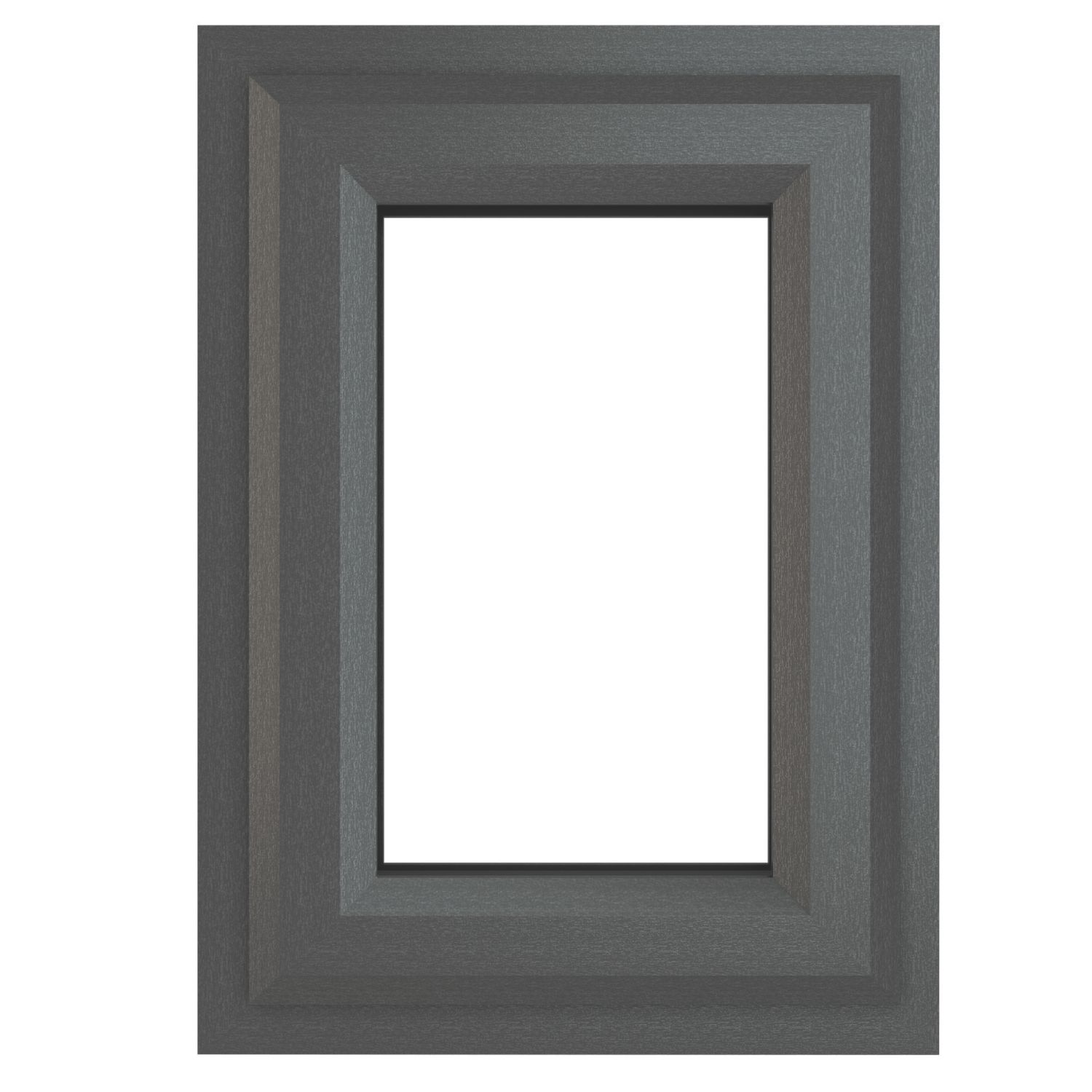 Crystal Top Opening Clear Double-Glazed Casement Anthracite Grey uPVC Window 440mm x 610mm (460JP)