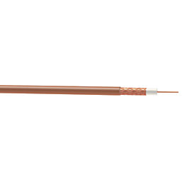 Time GT100 Brown 1-Core Round Coaxial Cable 50m Drum