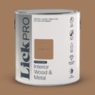 LickPro 2.5Ltr Brown 02 Satin Water-Based Trim Paint