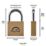 Squire LN3S Brass  All-Weather   Marine Padlock 30mm