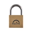 Squire LN3S Brass  All-Weather   Marine Padlock 30mm