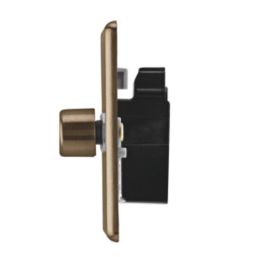 Arlec  1-Gang 2-Way LED Dimmer Switch  Antique Brass
