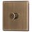 Arlec  1-Gang 2-Way LED Dimmer Switch  Antique Brass