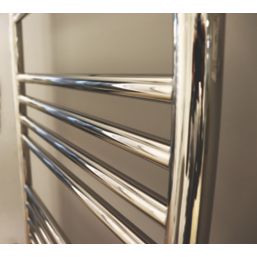 Towelrads 1600mm x 600mm 1866BTU Chrome Flat  Towel Radiator