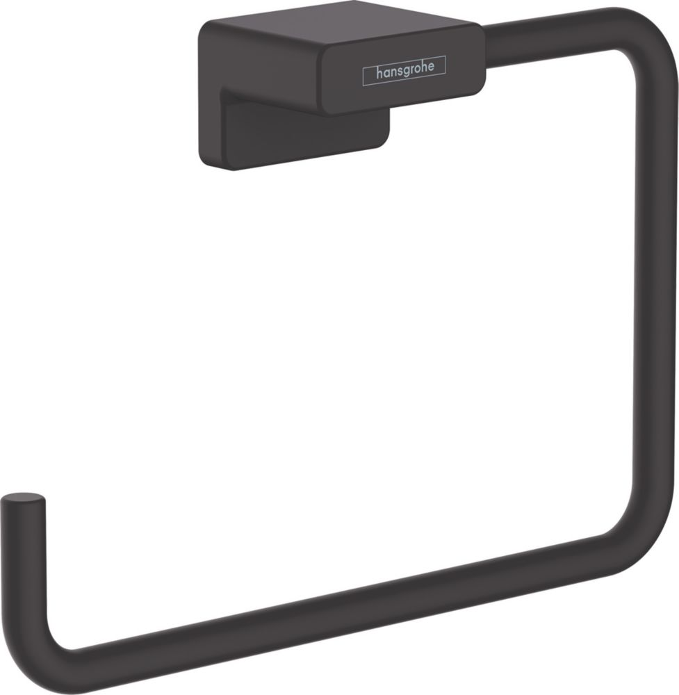 Hansgrohe AddStoris Towel rack with towel rail -  Matt Black ï¿½ 41751670 - 5