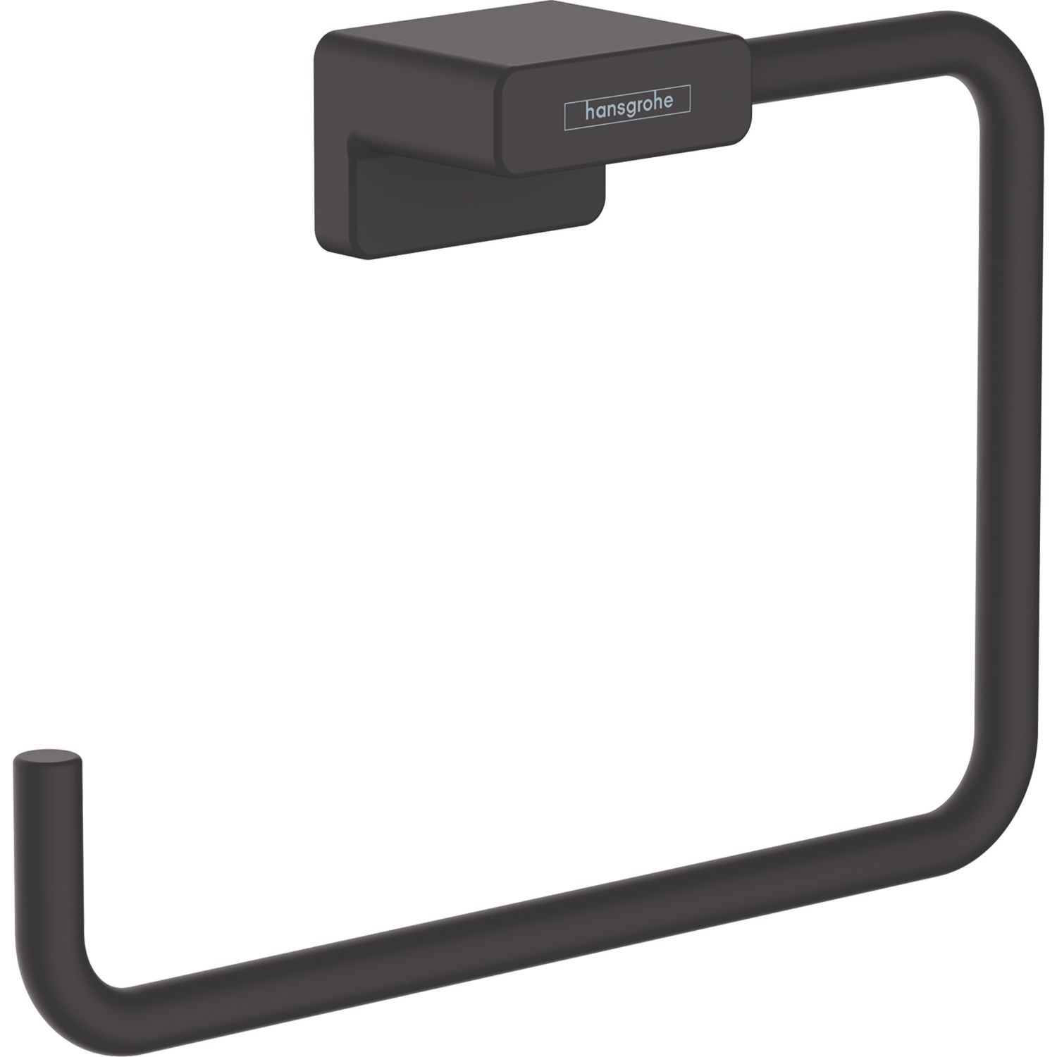 Hansgrohe AddStoris Towel Ring Matt Black (460VG)