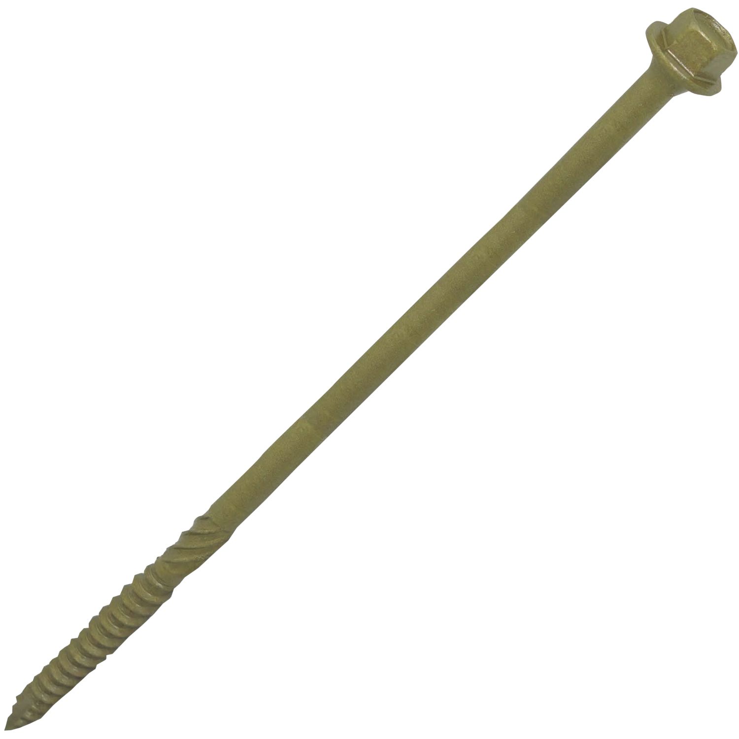 TimbaScrew Hex Flange Thread Cutting Timber Screws 6.7mm x 150mm 50 Pack (4613J)