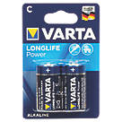 Varta Longlife Power C High Energy Batteries 2 Pack