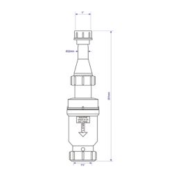 McAlpine MACVALVE-3 Basin Self-Closing Waste Valve 32mm x 1 1/4"