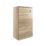 Ohio Bathroom Furniture WC Unit Oak Effect 501mm x 252mm x 830mm