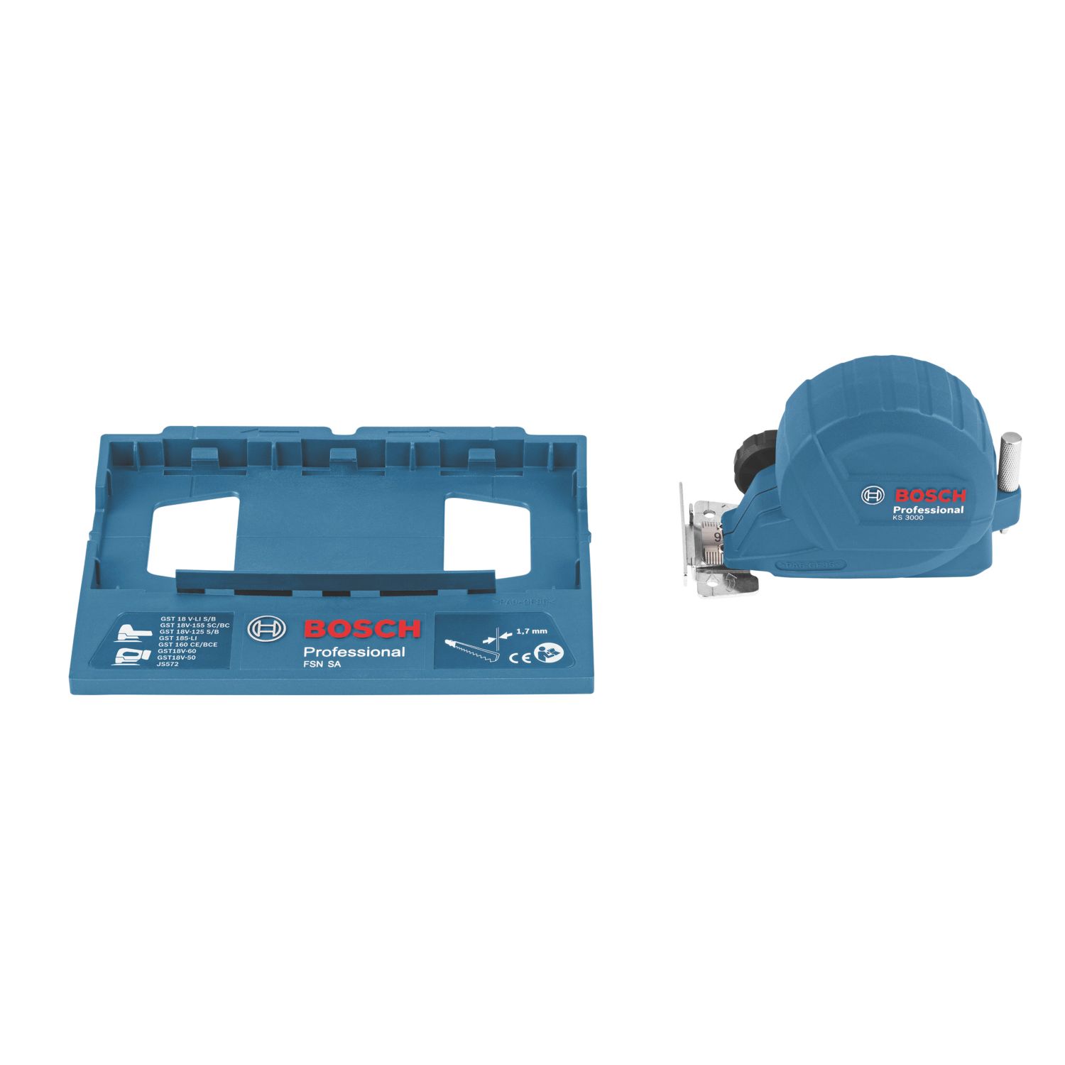 Bosch KS 3000 + FSN SA Set Circle Cutting Guide forJigsaws 3 Pieces (461CP)