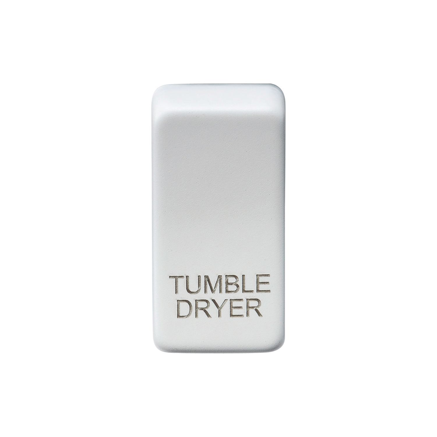 Knightsbridge 'TUMBLE DRYER' Switch Cover Matt White (461CT)